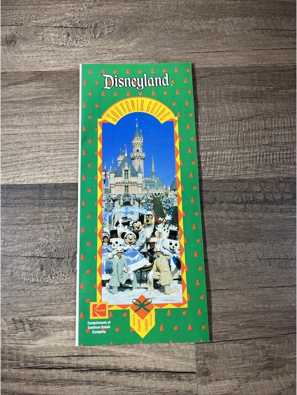 Vintage 1991 Disneyland Souvenir Book Guide Kodak Map Live Collectors Item